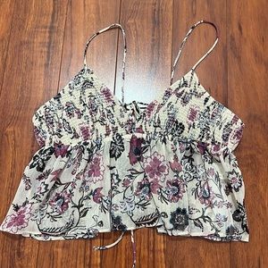 Zara printed tank top